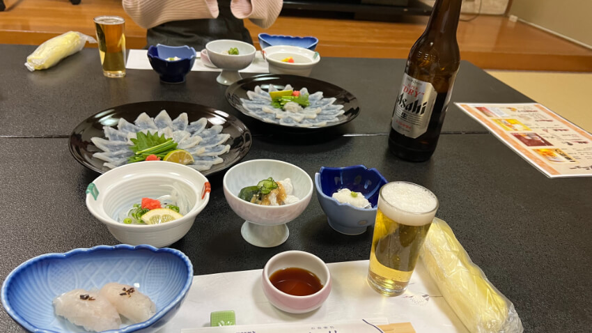 松鶴のふぐ料理とお酒