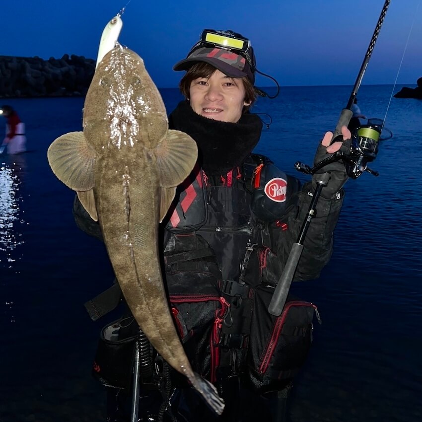 ワスプスラローム80Sで釣れたマゴチ