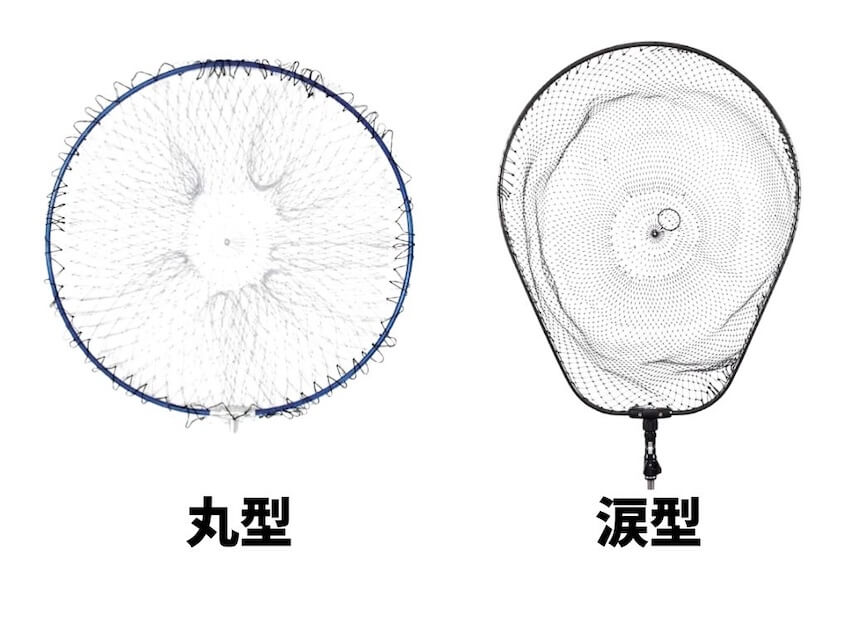 タモ枠形状の説明画像