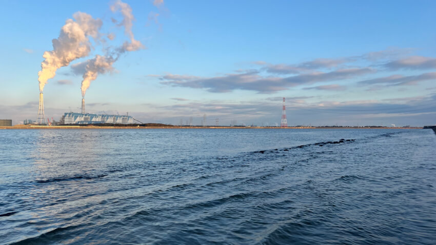矢作川のシーバスポイントの画像